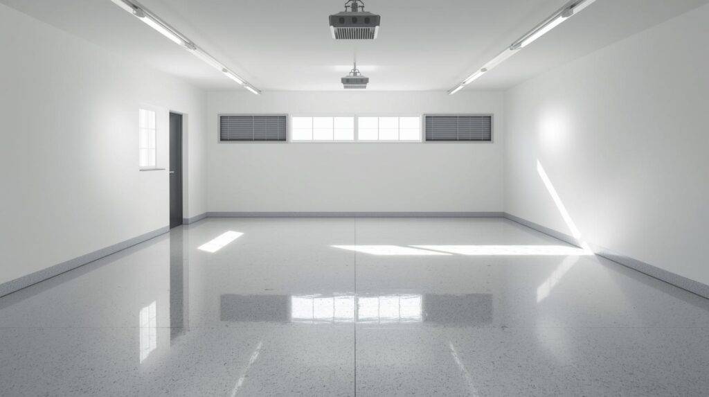 Reflective Garage Flooring Reduces Lighting Costs and Brightens Spaces
