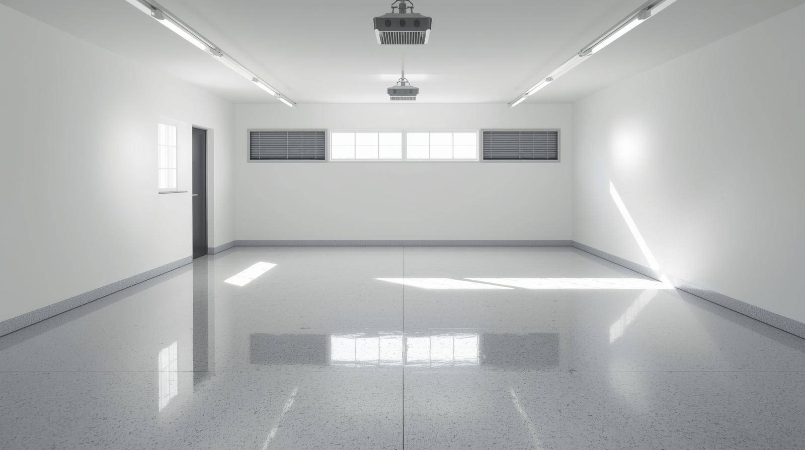 Reflective Garage Flooring Reduces Lighting Costs and Brightens Spaces